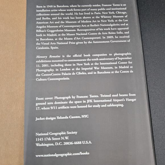 Memory Remains 9/11 Artifacts at Hangar 17 Book Hardcover Twin Towers Torres - Picture 11 of 16